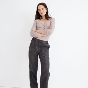 Madewell Pull-On Relaxed Jean in Chelford Wash